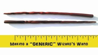 Making a "real" wizard's wand out of exotic wood that is better than the plastic Harry Potter wands