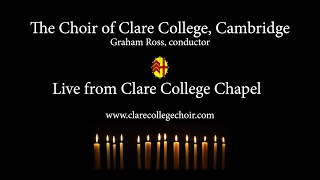 Service for Remembrance Sunday live from Clare College Chapel - Sunday 8 November 2020