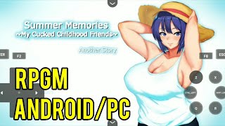 Summer vacation with my childhood friend rpgm gameplay Android/PC @Gameflix