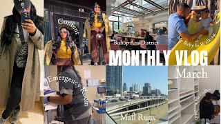 MONTHLY VLOG | March | Cloffice + Pilates + Bishop Arts District + Jr Is Walking + Content + ERroom