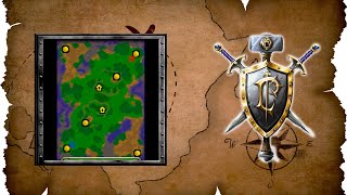 WarCraft III Reforged. Plunder Isle. Easy AI 50%. Human vs. Horde