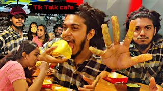 💢 We tried  Cheese Overloaded Burger 🤤 | TikTalkcafe | #october292023 Analskyb Analdas