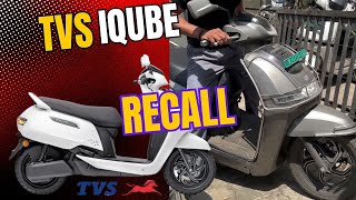 TVS iQube Electric Scooter Recall: Safety Alert for Electric Scooter Owners || EV Ride