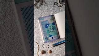 Blue Journal From Handmade Supplies 💙🩵। #shorts #journal #blueaesthetic #diary