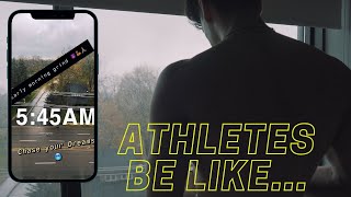 Athletes be like... (Parody)