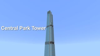 how to build central park tower minecraft tutorial