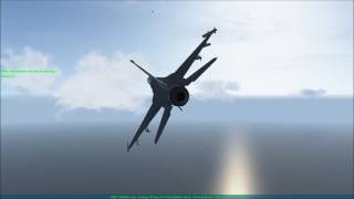 Falcon BMS Mixed CAP flight F-16/F-18 vs SU30 and Jaguar strike package