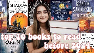 TOP 10 BOOKS TO READ BEFORE 2024 | getting back to my fantasy roots ⚔️🌟