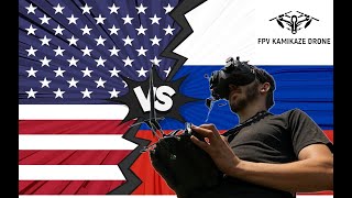 FPV Kamikaze Drone But it's USA vs. Russia