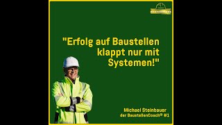 Baustellensystem installieren.