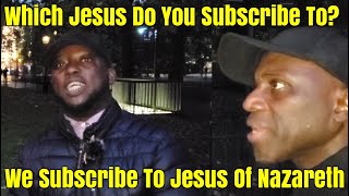 Speakers Corner - Padi Power Gets Interrupted By Lamin - Which Jesus Do You Subscribe To