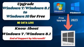 Still Upgrade Windows 7 /Windows 8.1 to Windows 10 for Free