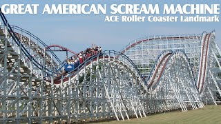 Great American Scream Machine At Six Flags Over Georgia - ACE Roller Coaster Landmark [awarded 2017]