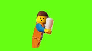 The LEGO Movie 2: Emmet Green Screen (Free to Use)