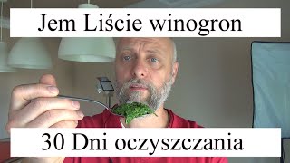 Liście winorośli jem codziennie. Miesięczna kuracja oczyszczająca.