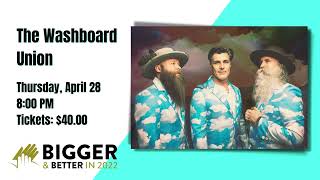 The Washboard Union Apr 28, 2022 Sanderson Centre_RootTV ad