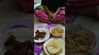 Chicken fry & Luchi || Midnight || Suchi Moni #shorts