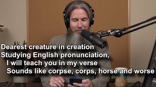 English is Broken! Analyzing "The Chaos" Poem by Gerard Nolst Trenité (ASMR)