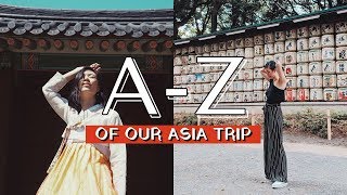 ASIA VLOG in A to Z (Japan, China, Korea) | WITHWENDY