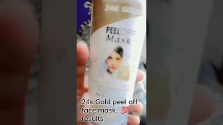 24k Gold peel off face mask, effective results #affordable price👍