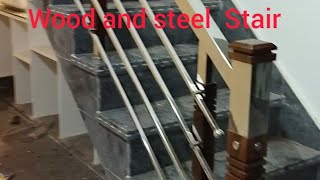 Wood and steel Stair /tig Welding