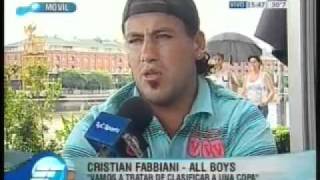 Fabbiani y la actualidad de All Boys PlayFutbol