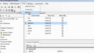 Modify a table in SQL Server that requires table recreation