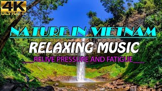 Nature In VietNam (4K UHD) - Relaxing Music - Heals Stress, Anxiety And Eliminates Fatigue