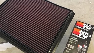 How to clean K&N Air Filter