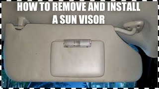 Replace Sun Visor ☀️ On A Dodge Charger Magnum Chrysler 300