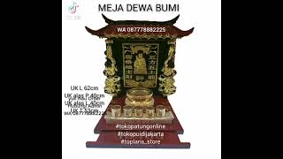 Meja Dewa Bumi Tutikong #toplaris_store #tokopuidijakarta #087778882225