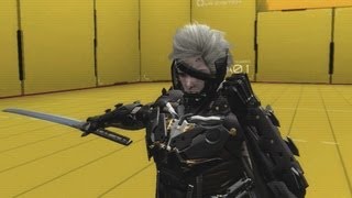 Metal Gear Rising: Revengeance VR Room Gameplay Clip (Xbox 360 / PlayStation 3)