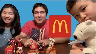 McDonald's 40th Anniversary Suprise Happy Meal Toys Comparison