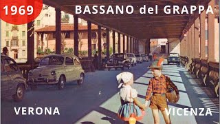 Bassano del Grappa 1969 Vicenza Teatro Olimpico Arena Verona vintage footage italy home movie