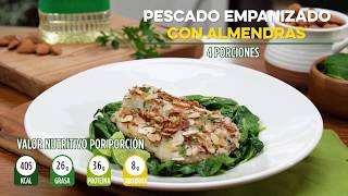 Familia Saludable en casa | Pescado empanizado con almendras