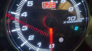 Installing my New Auto Gauge Ref gauge in my Nissan 280ZX fj20et