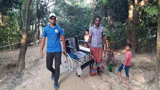 Wheelchair | Donated by Ruhena Chowdhury | Singchapair Chatak Sunamganj