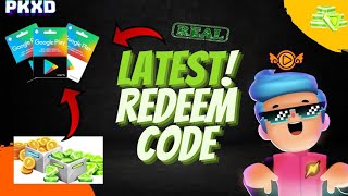 (LATEST REDEEM CODE)📢 Claim now!! | pk xd Google play redeem code giveaway