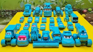 Clean up muddy minicars & disney car convoys! Play in the garden