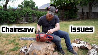 Fixing Cheap Chainsaw Ruined By Bad Gas. My First Chainsaw! Homelite Z3300