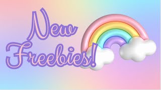 New Freebies Available Now!