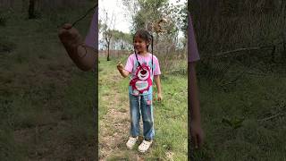 Release crap from angy daughter #survival #viralvideo #bushcraft #useful