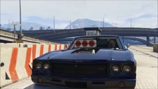 GTA 5 Sabre Turbo Custom vs Slamvan "Glitched" Drag Race Timed