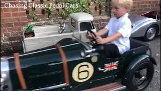 Selection of vintage Austin pedal cars & tot rods  child cars