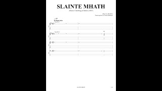 Learn to play SLAINTE MHATH (Marillion) with Tab