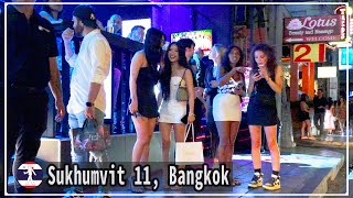 The first weekend night after the freelancer's group fight, Soi Sukhumvit 11 latest news.