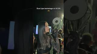 Dua Lipa Backstage GCDS #shorts #fashion