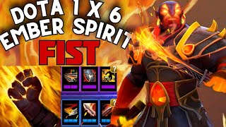 ЭМБЕР ЧЕРЕЗ FIST в  Доте 1x6 ИЗИ ГЕРОЙ ДЛЯ ПОДНЯТИЯ РЕЙТИНГА / DOTA 1x6 / Дота 2