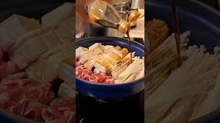 Simple Sukiyaki #yummyfood #foodshorts #japansukiyaki