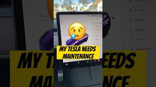 TESLA maintenance ✅ 💸 #tesla #shorts #modely #teslacircle